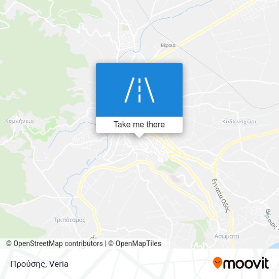 Προύσης map