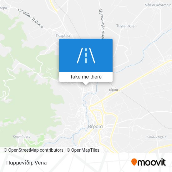 Παρμενίδη map