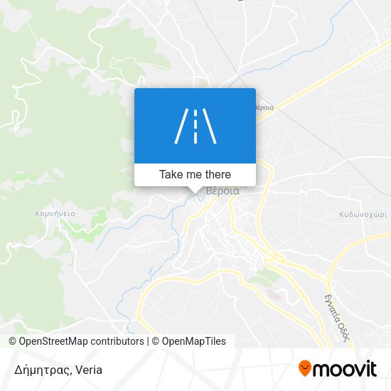 Δήμητρας map