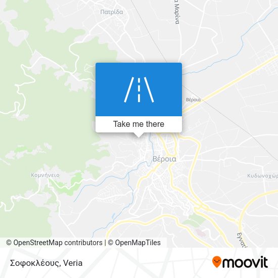 Σοφοκλέους map