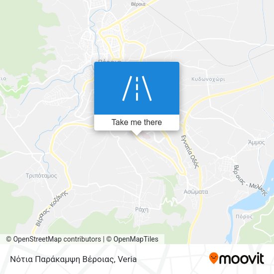 Νότια Παράκαμψη Βέροιας map