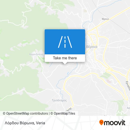 Λόρδου Βύρωνα map