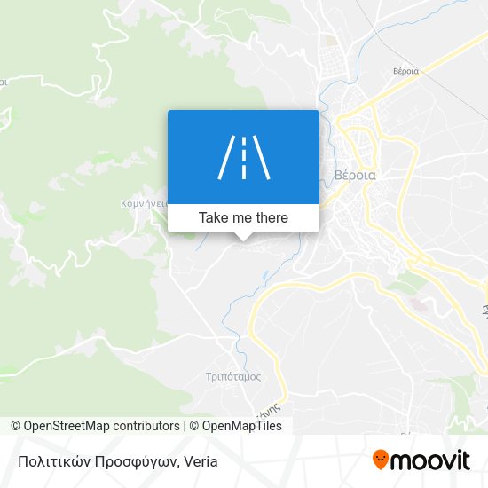 Πολιτικών Προσφύγων map