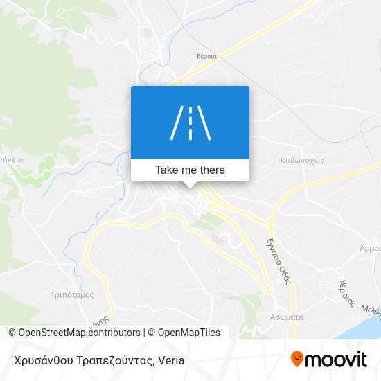 Χρυσάνθου Τραπεζούντας map