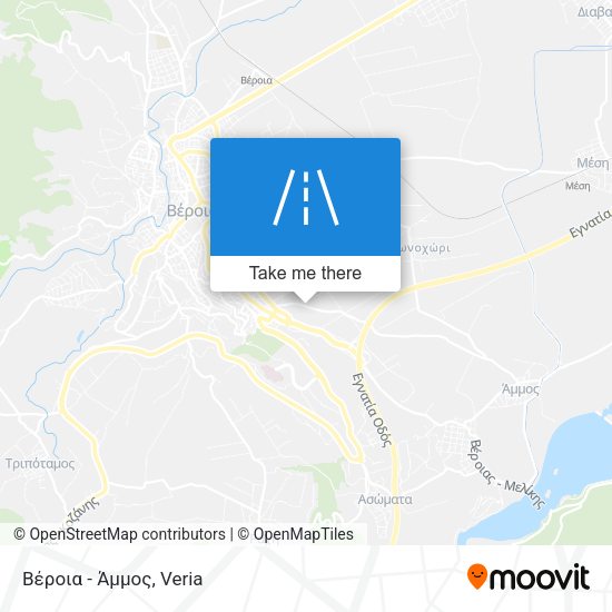 Βέροια - Άμμος map