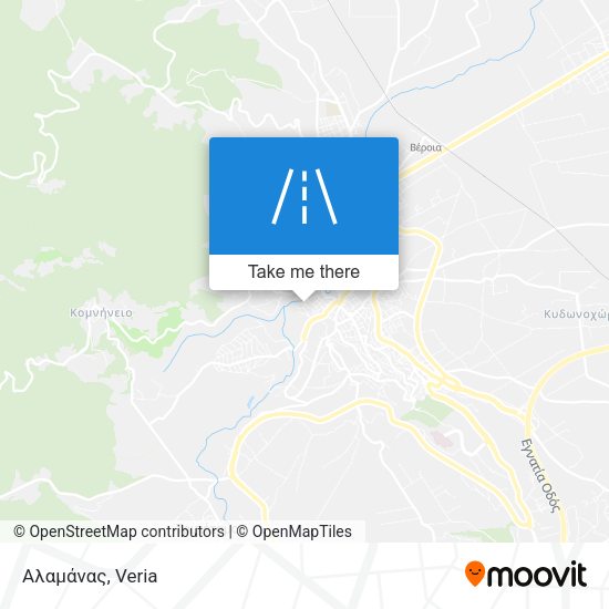 Αλαμάνας map