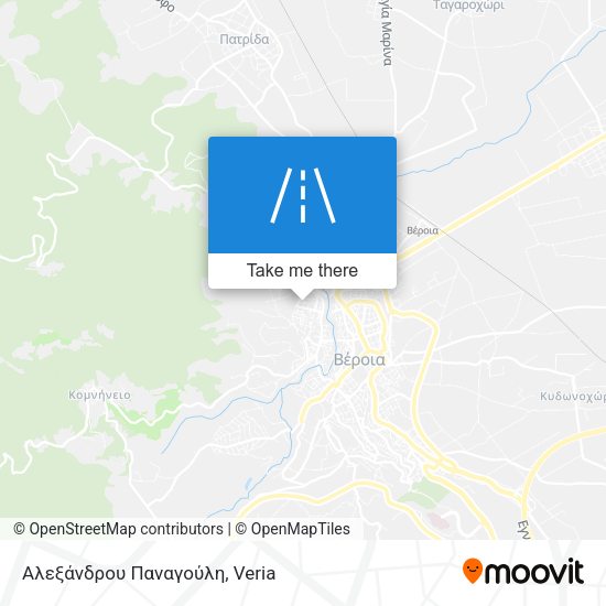 Αλεξάνδρου Παναγούλη map