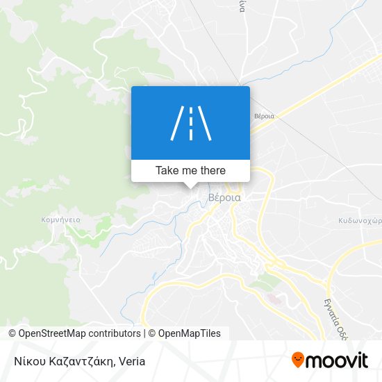Νίκου Καζαντζάκη map