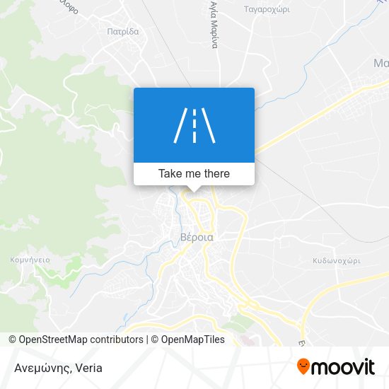 Ανεμώνης map