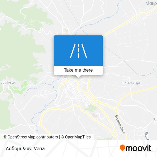 Λαδόμυλων map
