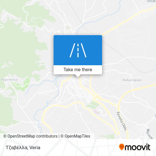Τζαβέλλα map