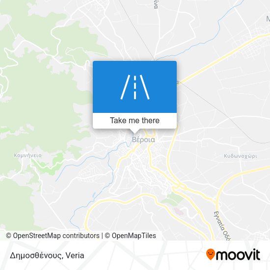 Δημοσθένους map