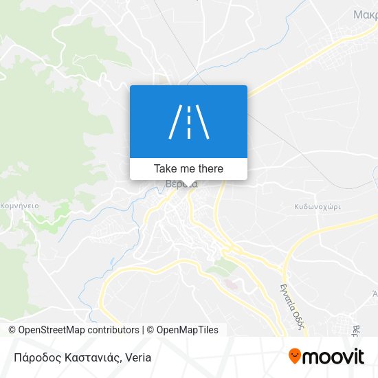Πάροδος Καστανιάς map