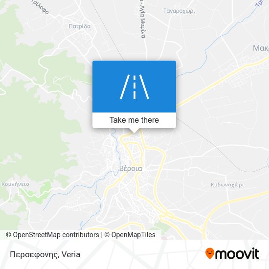 Περσεφονης map