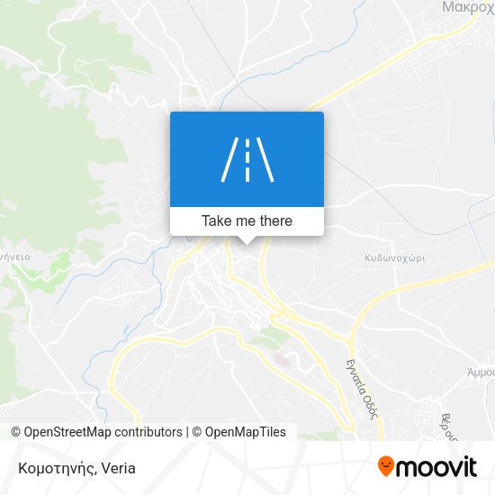 Κομοτηνής map