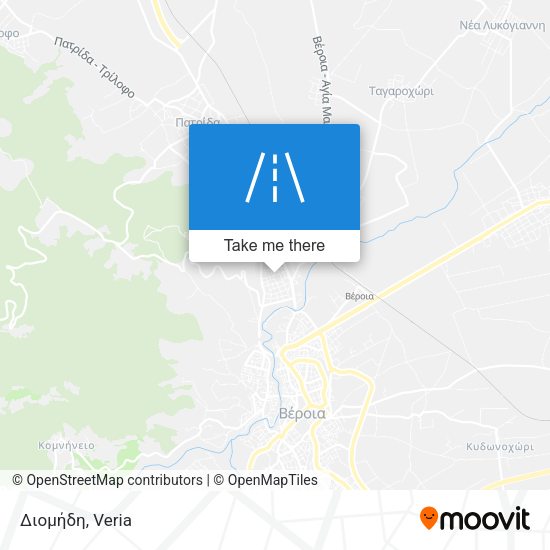 Διομήδη map