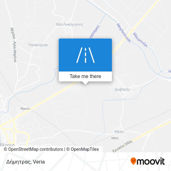 Δήμητρας map