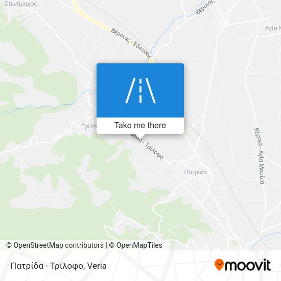 Πατρίδα - Τρίλοφο map