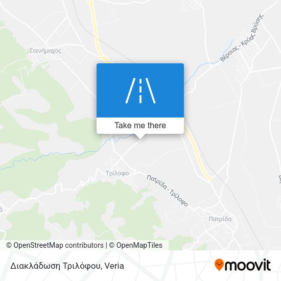 Διακλάδωση Τριλόφου map