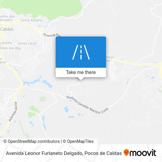 Avenida Leonor Furlaneto Delgado map