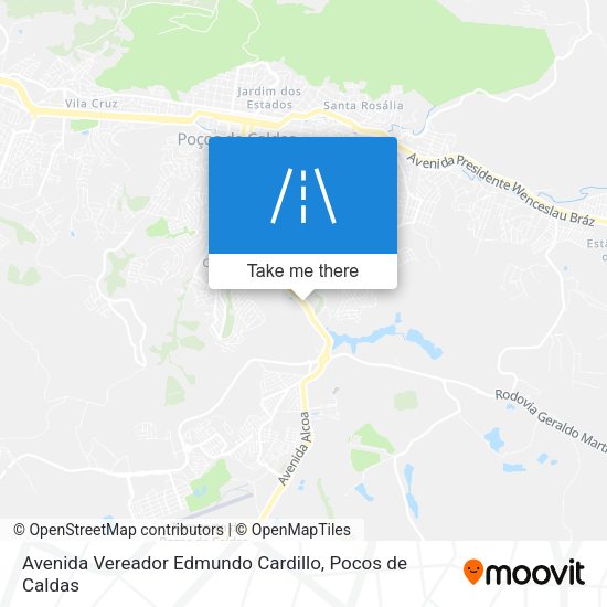 Avenida Vereador Edmundo Cardillo map
