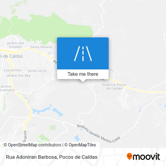 Rua Adoniran Barbosa map