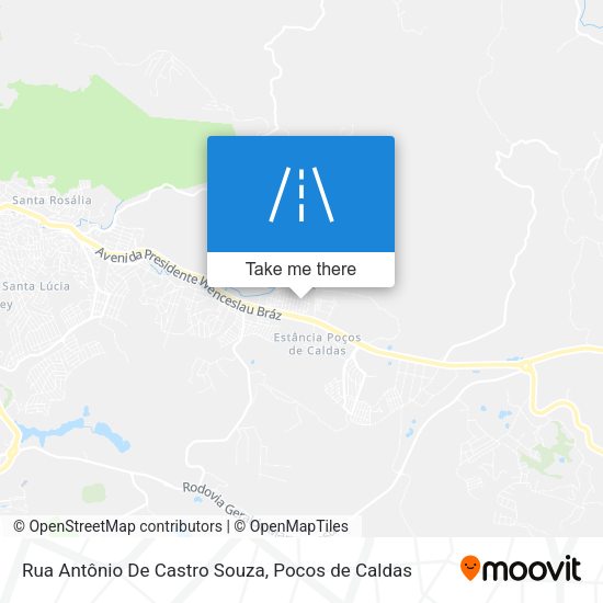 Rua Antônio De Castro Souza map