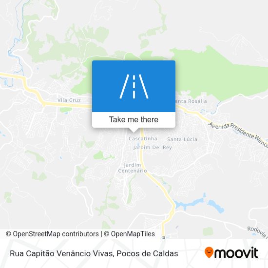 Rua Capitão Venâncio Vivas map