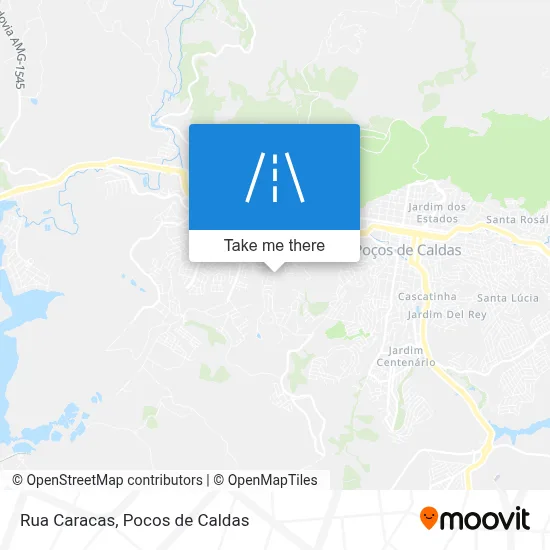 Rua Caracas map