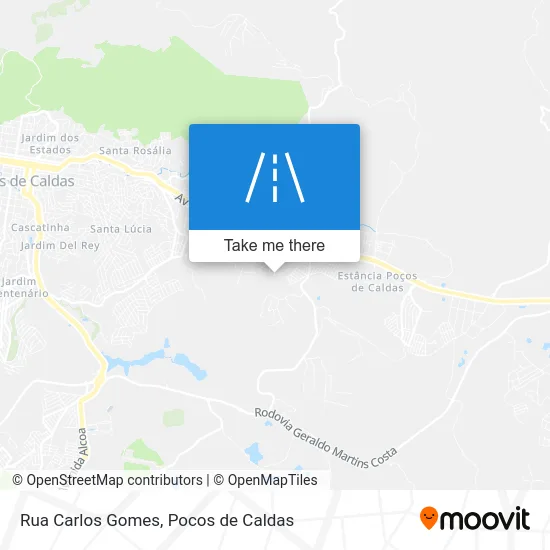 Rua Carlos Gomes map
