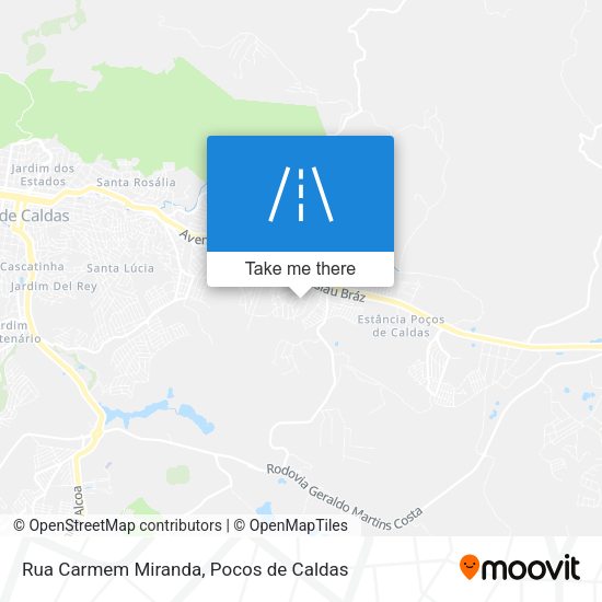 Rua Carmem Miranda map
