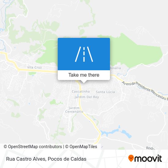 Rua Castro Alves map