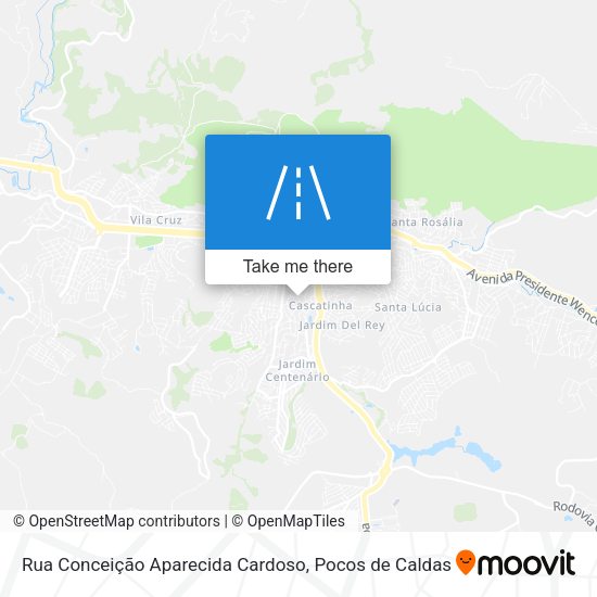 Rua Conceição Aparecida Cardoso map