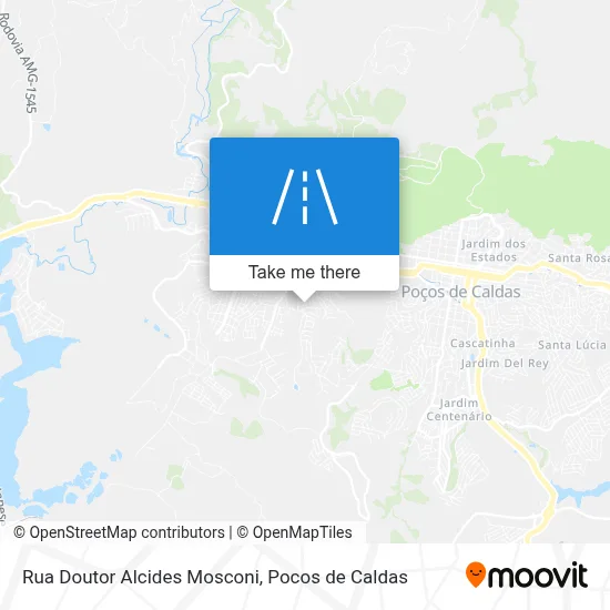 Rua Doutor Alcides Mosconi map