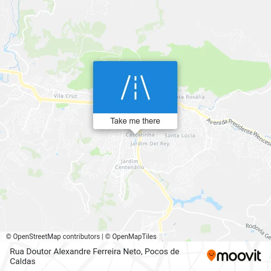 Rua Doutor Alexandre Ferreira Neto map