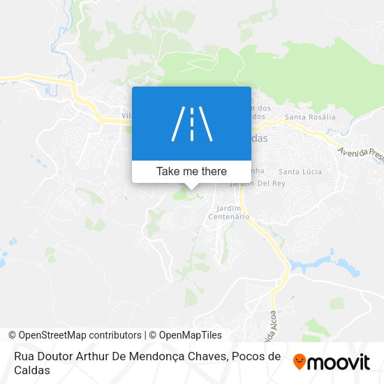 Rua Doutor Arthur De Mendonça Chaves map