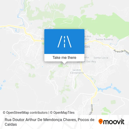 Rua Doutor Arthur De Mendonça Chaves map