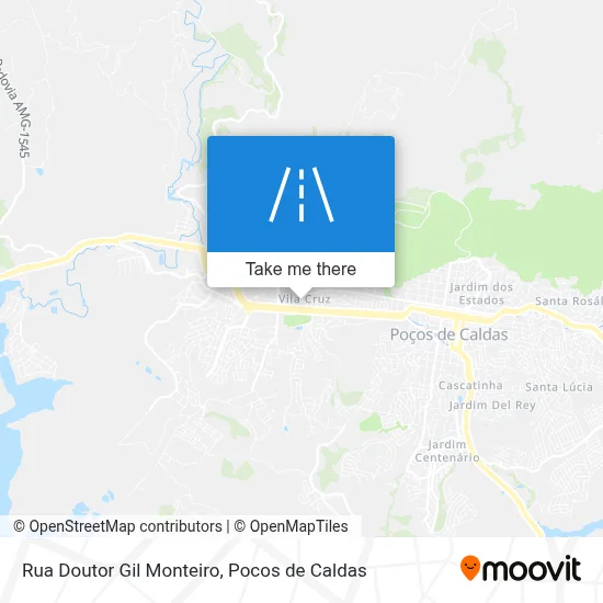 Rua Doutor Gil Monteiro map