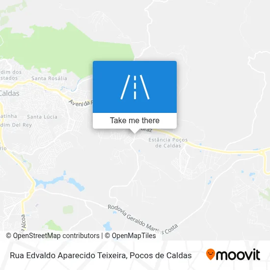 Rua Edvaldo Aparecido Teixeira map