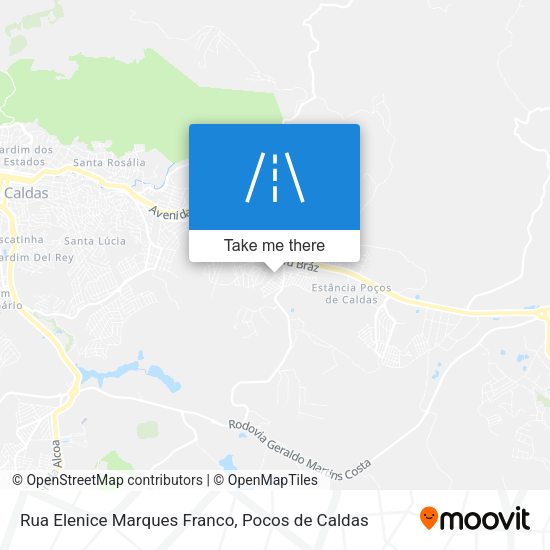 Rua Elenice Marques Franco map