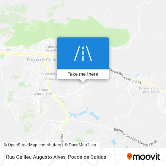 Rua Galileu Augusto Alves map