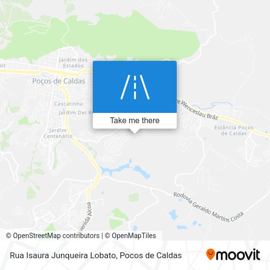 Rua Isaura Junqueira Lobato map