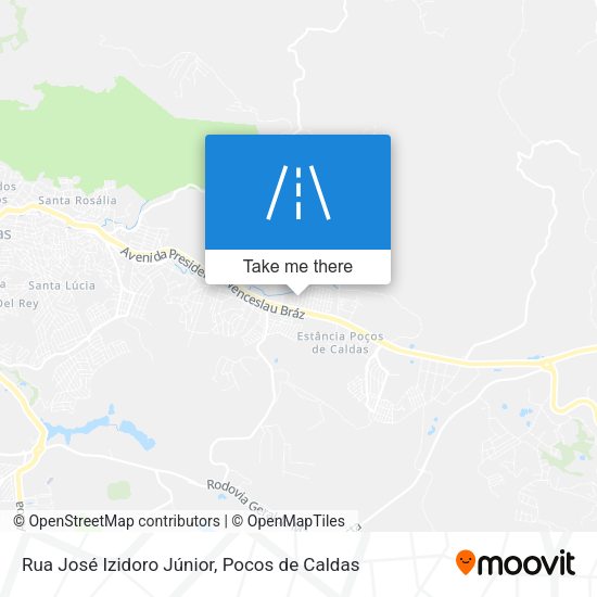 Rua José Izidoro Júnior map