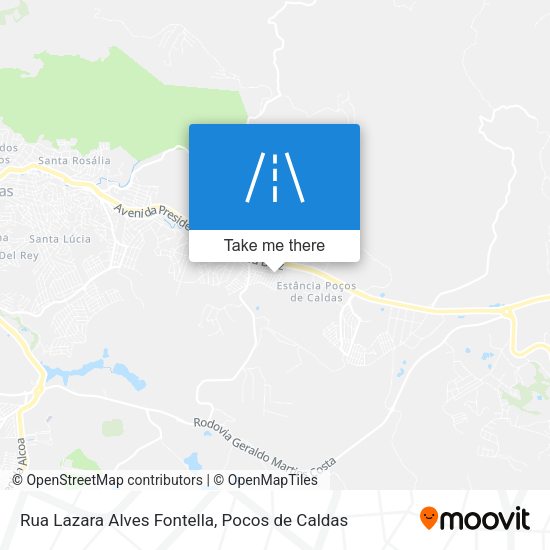 Rua Lazara Alves Fontella map