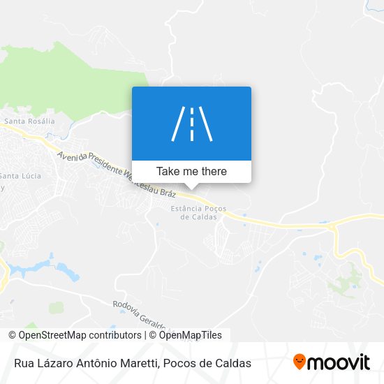Rua Lázaro Antônio Maretti map