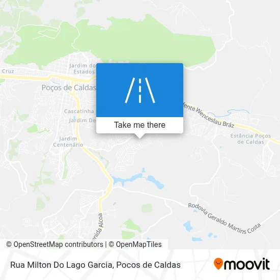Rua Milton Do Lago Garcia map
