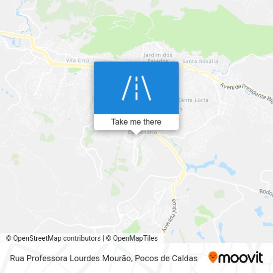 Rua Professora Lourdes Mourão map