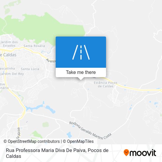 Rua Professora Maria Diva De Paiva map