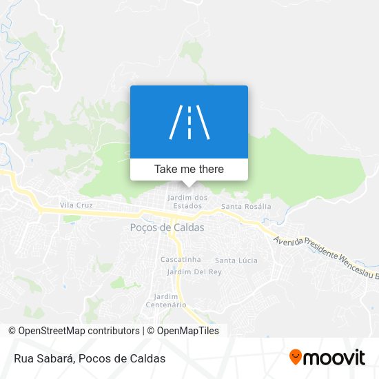 Rua Sabará map
