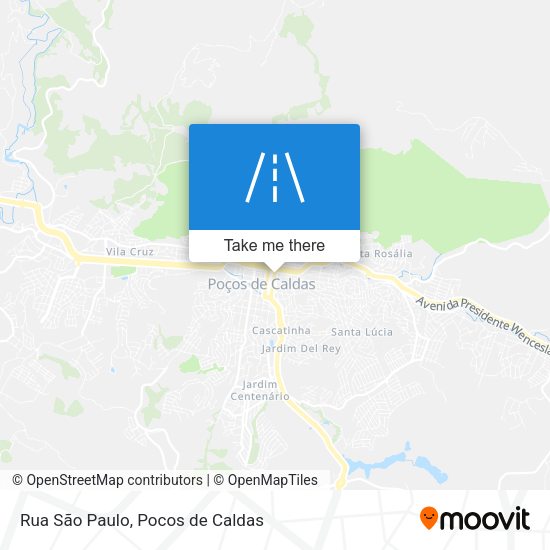 Rua São Paulo map